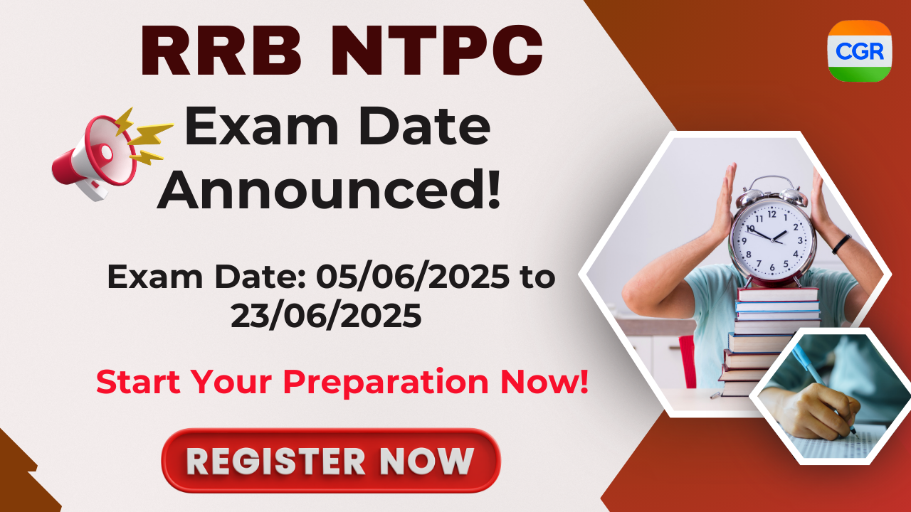 RRB NTPC Exam Date Video course 