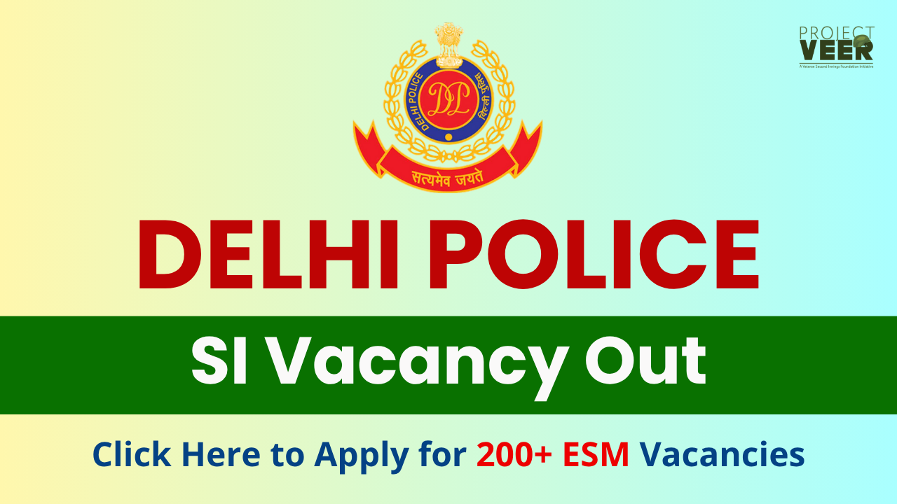 Delhi Police SI Vacancy